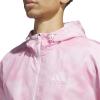imageadidas Mens Essentials All Over Printed Woven JacketClear PinkLight Pink