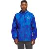 imageadidas Mens Essentials All Over Printed Woven JacketTeam Royal BlueTrue Blue