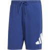 imageadidas Mens Essentials Big Logo Single Jersey 7inch ShortsDark BlueWhite
