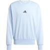 imageadidas Mens Essentials Feel Cozy Fleece SweatshirtBlueBlack