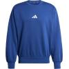 imageadidas Mens Essentials Feel Cozy Fleece SweatshirtDark BlueWhite