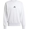 imageadidas Mens Essentials Feel Cozy Fleece SweatshirtLight Grey HeatherBlack