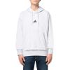 imageadidas Mens Essentials Feelcozy Fleece HoodieLight Grey HeatherBlack