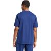 imageadidas Mens Essentials Linear Single Jersey TShirtDark BlueWhite