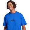 imageadidas Mens Essentials Linear Single Jersey TShirtTeam Royal BlueBlack