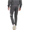 imageadidas Mens Essentials Logo Tapered Badge SweatpantsDark Grey Heather