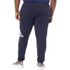 imageadidas Mens Essentials Logo Tapered Badge SweatpantsInk