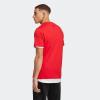 imageadidas Mens Essentials Single Jersey Linear Embroidered Logo TShirtBetter Scarlet