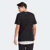 imageadidas Mens Essentials Single Jersey Linear Embroidered Logo TShirtBlack