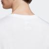 imageadidas Mens Essentials Single Jersey Linear Embroidered Logo TShirtWhiteBlack