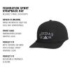 imageadidas Mens Foundation Sport Strapback HatBlack