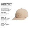 imageadidas Mens Foundation Sport Strapback HatWarm Sandstone BeigeBrown Desert