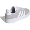 imageadidas Mens Grand Court Alpha SneakerGreyWhiteSilver Metallic