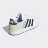 imageadidas Mens Grand Court SneakerWhiteCarbonHalo Green