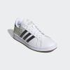 imageadidas Mens Grand Court SneakerWhiteCarbonHalo Green