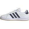 imageadidas Mens Grand Court SneakerWhiteCrew NavyGum