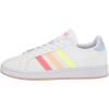 imageadidas Mens Grand Court SneakerWhiteSemi TurboPulse Amber