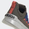 imageadidas Mens Lite Racer Adapt 50 Running ShoeShadow OliveBlackGreen Oxide