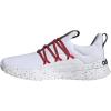imageadidas Mens Lite Racer Adapt 50 Running ShoeWhiteBetter ScarletGrey
