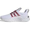 imageadidas Mens Lite Racer Adapt 50 Running ShoeWhiteBetter ScarletGrey Wide