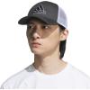imageadidas Mens Mesh Back Structured Low Crown Adjustable Fit Snapback HatGrey SixBlackWhite