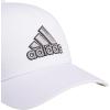 imageadidas Mens Mesh Back Structured Low Crown Adjustable Fit Snapback HatWhiteLight Onix GreyBlack