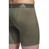 imageadidas Mens Performance Boxer Brief Underwear 1PackAccelerate Silver Pebbleolive StrataShadow Olive GreenSilver Pebble Grey