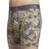 imageadidas Mens Performance Boxer Brief Underwear 1PackBos Floral Onixgreysemi SparkOnix GreySemi Spark Orange