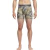 imageadidas Mens Performance Boxer Brief Underwear 1PackBos Floral Onixgreysemi SparkOnix GreySemi Spark Orange
