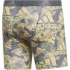 imageadidas Mens Performance Boxer Brief Underwear 1PackBos Floral Onixgreysemi SparkOnix GreySemi Spark Orange