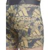 imageadidas Mens Performance Boxer Brief Underwear 1PackBos Floral Onixgreysemi SparkOnix GreySemi Spark Orange