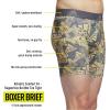 imageadidas Mens Performance Boxer Brief Underwear 1PackBos Floral Onixgreysemi SparkOnix GreySemi Spark Orange