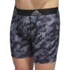 imageadidas Mens Performance Boxer Brief Underwear 1PackElements Camo BlackonixBlackOnix Grey