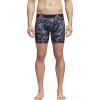 imageadidas Mens Performance Boxer Brief Underwear 1PackElements Camo BlackonixBlackOnix Grey
