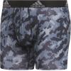 imageadidas Mens Performance Boxer Brief Underwear 1PackElements Camo BlackonixBlackOnix Grey