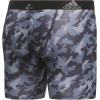 imageadidas Mens Performance Boxer Brief Underwear 1PackElements Camo BlackonixBlackOnix Grey