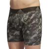imageadidas Mens Performance Boxer Brief Underwear 1PackElements Camo Olive Stratashadow OliveShadow Olive GreenSilver Pebble Grey