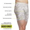 imageadidas Mens Performance Boxer Brief Underwear 1PackElements Camo Putty Greyaluminaoff WhiteOff WhitePutty Grey