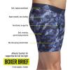 imageadidas Mens Performance Boxer Brief Underwear 1PackElements Camo Shadow Navycrew BlueShadow NavyChalk Blue