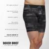 imageadidas Mens Performance Boxer Brief Underwear 1PackHaste GreycarbonblackOnix GreyBlack