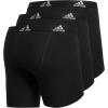 imageadidas Mens Performance Stretch Cotton Boxer Briefs 3Pack Soft Underwear Superior ComfortBlackLight Onix Grey