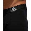 imageadidas Mens Performance Stretch Cotton Boxer Briefs 3Pack Soft Underwear Superior ComfortBlackLight Onix Grey