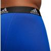 imageadidas Mens Performance Stretch Cotton Boxer Briefs 3Pack Soft Underwear Superior ComfortBold BlueOnix GreyBlack