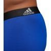 imageadidas Mens Performance Stretch Cotton Boxer Briefs 3Pack Soft Underwear Superior ComfortBold BlueOnix GreyBlack