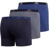 imageadidas Mens Performance Stretch Cotton Boxer Briefs 3Pack Soft Underwear Superior ComfortTech IndigoLegend Ink OnixLegend Ink Legend InkTech Indigo
