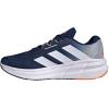 imageadidas Mens Questar 3 Running SneakerDark BlueWhiteImpact Orange
