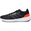 imageadidas Mens Run Falcon 30 ShoeBlackCarbonSolar Red