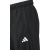imageadidas Mens Sereno Cut 3Stripes Slim Tapered PantsBlackWhite