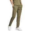 imageadidas Mens Sereno Cut 3Stripes Slim Tapered PantsOlive StrataBlack