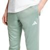 imageadidas Mens Sereno Cut 3Stripes Slim Tapered PantsSilver GreenWhite
